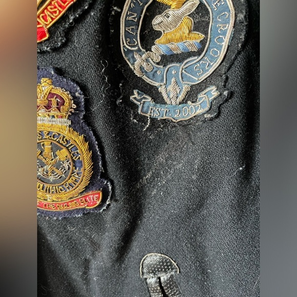 Crooks & Castle Varsity Leather and wool Bomber jacket - Picture 6 of 16